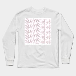 Lots of Love pink Long Sleeve T-Shirt